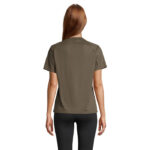 VORTEX Raglan-T-Shirt Damen Grün – Rückansicht