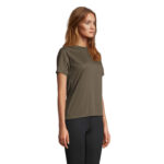 VORTEX Raglan-T-Shirt Damen Grün – Seitenansicht