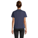 VORTEX Raglan-T-Shirt Damen Blau – Rückansicht