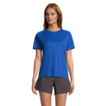VORTEX Raglan-T-Shirt Damen Blau – Vorderansicht