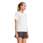 VORTEX Raglan-T-Shirt Damen White – Seitenansicht
