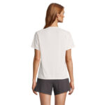 VORTEX Raglan-T-Shirt Damen White – Rückansicht