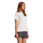 VORTEX Raglan-T-Shirt Damen White – Seitenansicht