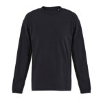 LEGACY Langarm-T-Shirt 220 g/m² Schwarz – Vorderansicht