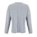 LEGACY Langarm-T-Shirt 220 g/m² Grau – Rückansicht