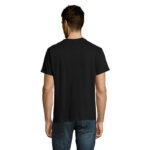 VICTORY V-Ausschnitt-T-Shirt Herren 150 g/m² Schwarz – Rückansicht