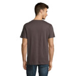VICTORY V-Ausschnitt-T-Shirt Herren 150 g/m² Grau – Rückansicht