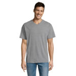 VICTORY V-Ausschnitt-T-Shirt Herren 150 g/m² Grau – Vorderansicht