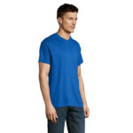 VICTORY V-Ausschnitt-T-Shirt Herren 150 g/m² Blau – Seitenansicht