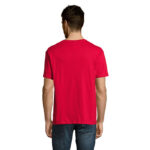 VICTORY V-Ausschnitt-T-Shirt Herren 150 g/m² Rot – Rückansicht