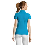 PASSION Poloshirt Damen 170 g/m² Blau – Rückansicht