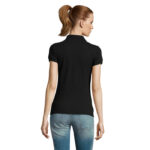 PASSION Poloshirt Damen 170 g/m² Schwarz – Rückansicht