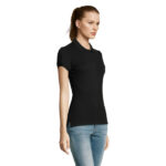 PASSION Poloshirt Damen 170 g/m² Schwarz – Seitenansicht