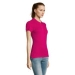 PASSION Poloshirt Damen 170 g/m² Rosa – Seitenansicht