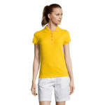 PASSION Poloshirt Damen 170 g/m² Gold – Vorderansicht