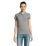 PASSION Poloshirt Damen 170 g/m² Grau – Vorderansicht