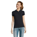 PASSION Poloshirt Damen 170 g/m² Blau – Vorderansicht