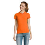 PASSION Poloshirt Damen 170 g/m² Orange – Vorderansicht