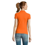 PASSION Poloshirt Damen 170 g/m² Orange – Rückansicht