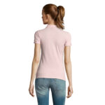 PASSION Poloshirt Damen 170 g/m² Rosa – Rückansicht