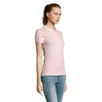 PASSION Poloshirt Damen 170 g/m² Rosa – Seitenansicht