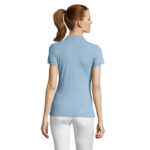 PASSION Poloshirt Damen 170 g/m² Blau – Rückansicht