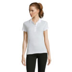 PASSION Poloshirt Damen 170 g/m² White – Vorderansicht