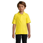 SUMMER II Poloshirt Kinder 170 g/m² Gold – Vorderansicht