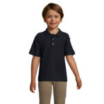 SUMMER II Poloshirt Kinder 170 g/m² Blau – Vorderansicht