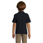 SUMMER II Poloshirt Kinder 170 g/m² Blau – Rückansicht