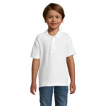 SUMMER II Poloshirt Kinder 170 g/m² White – Vorderansicht