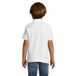 SUMMER II Poloshirt Kinder 170 g/m² White – Rückansicht