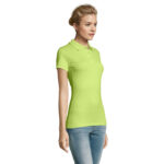 PERFECT Poloshirt Damen 180 g/m² Grün – Seitenansicht