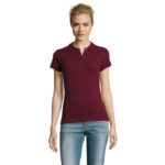 PERFECT Poloshirt Damen 180 g/m² Braun – Vorderansicht