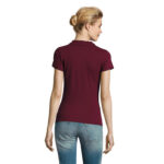 PERFECT Poloshirt Damen 180 g/m² Braun – Rückansicht