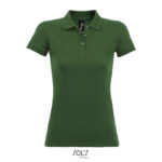 PERFECT Poloshirt Damen 180 g/m² Grün – Vorderansicht