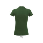 PERFECT Poloshirt Damen 180 g/m² Grün – Seitenansicht