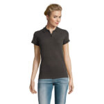 PERFECT Poloshirt Damen 180 g/m² Grau – Vorderansicht