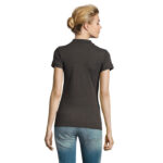PERFECT Poloshirt Damen 180 g/m² Grau – Rückansicht