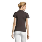 PERFECT Poloshirt Damen 180 g/m² Grau – Rückansicht