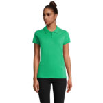 PERFECT Poloshirt Damen 180 g/m² Grün – Vorderansicht