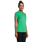 PERFECT Poloshirt Damen 180 g/m² Grün – Rückansicht