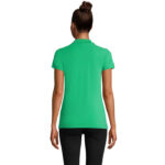 PERFECT Poloshirt Damen 180 g/m² Grün – Seitenansicht