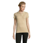 PERFECT Poloshirt Damen 180 g/m² Braun – Vorderansicht