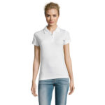 PERFECT Poloshirt Damen 180 g/m² White – Vorderansicht