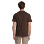 SPRING II Poloshirt Herren 210 g/m² Braun – Rückansicht