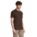 SPRING II Poloshirt Herren 210 g/m² Braun – Seitenansicht
