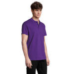 SPRING II Poloshirt Herren 210 g/m² Purple – Seitenansicht