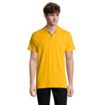 SPRING II Poloshirt Herren 210 g/m² Gold – Vorderansicht