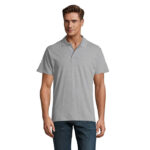 SPRING II Poloshirt Herren 210 g/m² Grau – Vorderansicht
